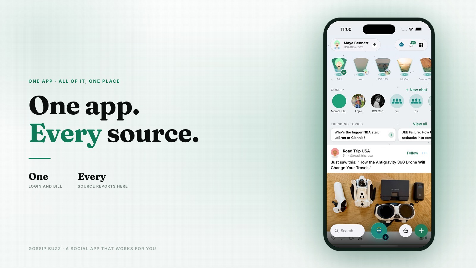 One app, every agent
