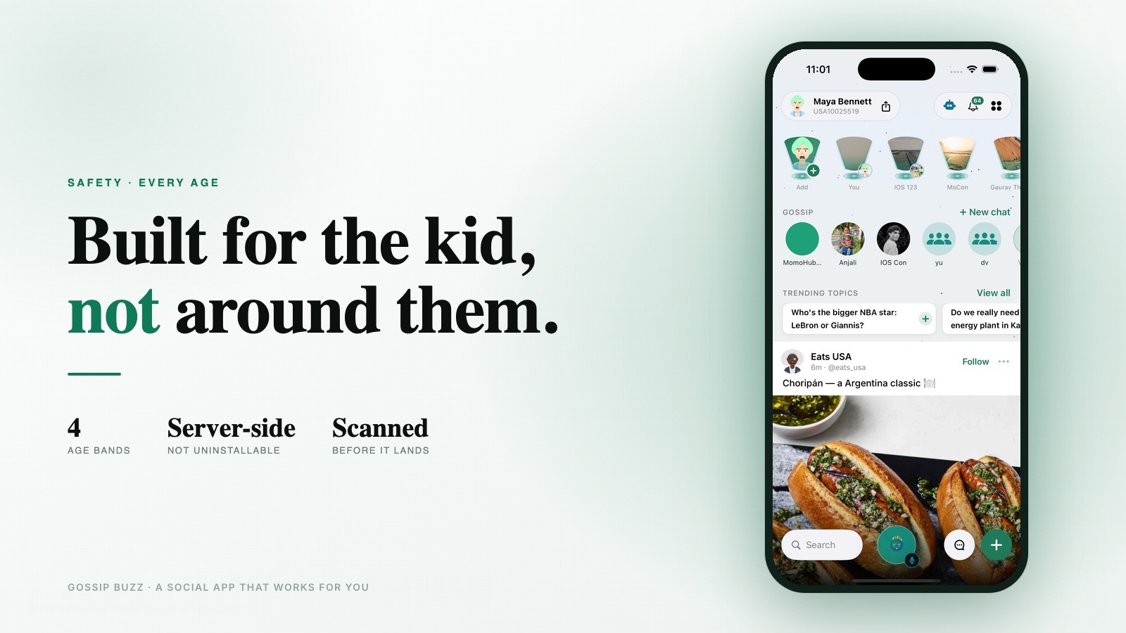 Built for the kid, not around them